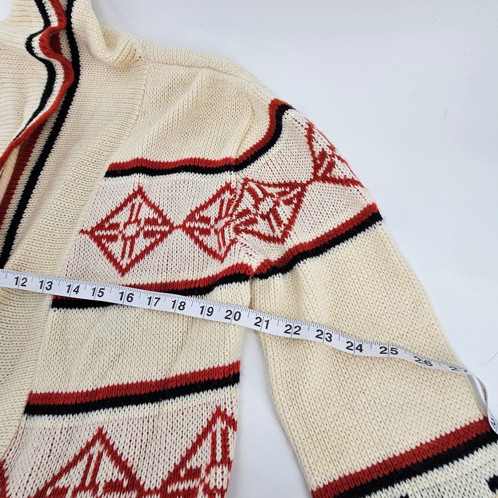Vintage Aztec Southwestern Cardigan‎ Sweater Large Retro Artsy Indie - Picture 3 of 6